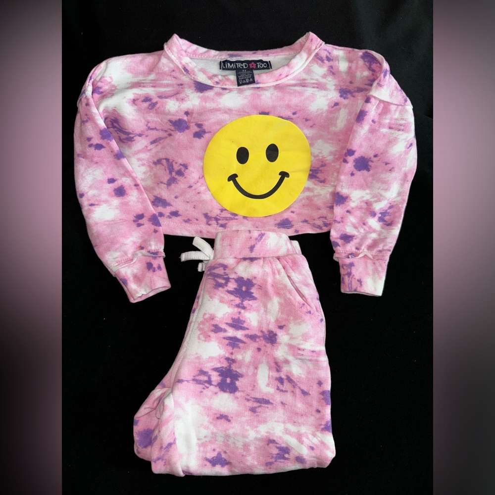 2T Crop Top Sweatsuit Set